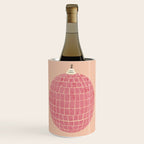 Disco Ball in Pink Wine Chiller Gallery Image 1