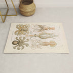Vintage Octopus Illustration Print, Scientific Illustrations, Octopus Print, Octopus Wall Art Rug Gallery Image 1