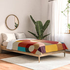 Retro Geometric Collage Comforter Gallery Image 2