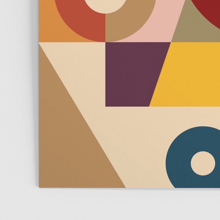 Retro Geometric Collage Poster Gallery Image 3