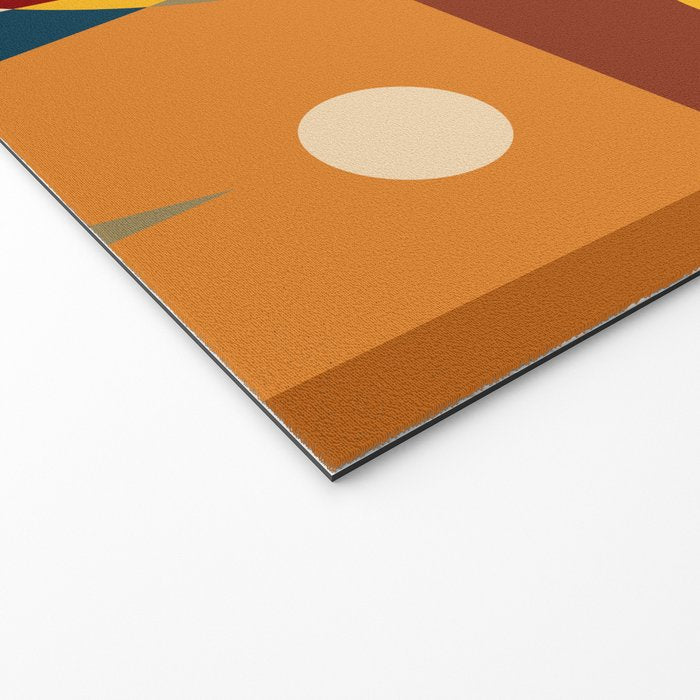 Retro Geometric Collage Welcome Mat Gallery Image 2