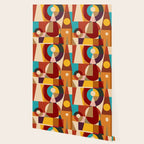 Retro Geometric Collage Wallpaper Gallery Image 2