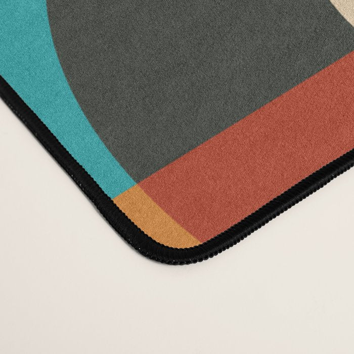Retro Geometric Collage Desk Mat Gallery Image 4