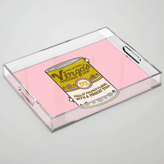 Virgo Soup Acrylic Tray Gallery Image 1
