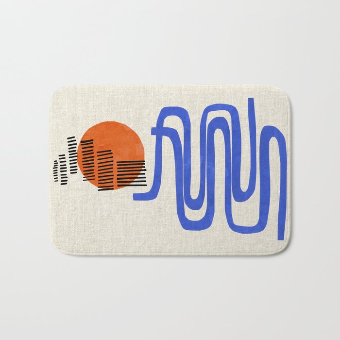 Sunset River  Bath Mat Gallery Image 1