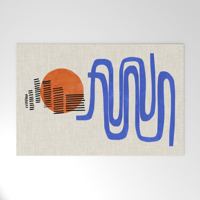 Sunset River  Welcome Mat Gallery Image 1