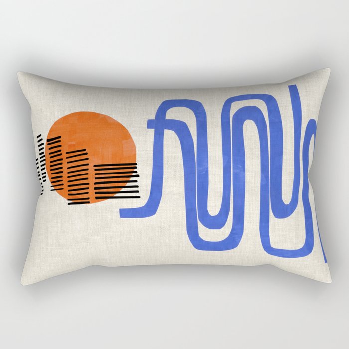 Sunset River  Rectangular Pillow Gallery Image 2