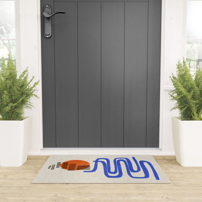 Sunset River  Welcome Mat Gallery Image 3
