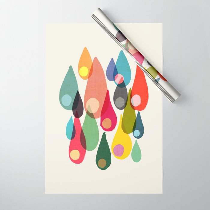 Rainfall Wrapping Paper Gallery Image 1