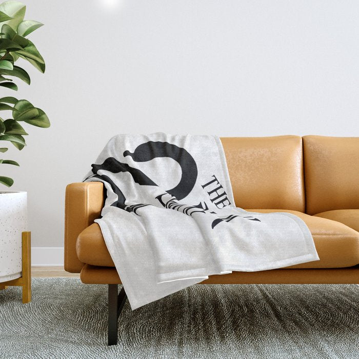 The Black Swan Throw Blanket Gallery Image 1
