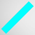 AQUA CYAN Solid Color Plain Neon Blue Shade  Table Runner Gallery Image 3