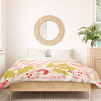 Wonderful ditsy holiday joy pink Duvet Cover Gallery Image 3