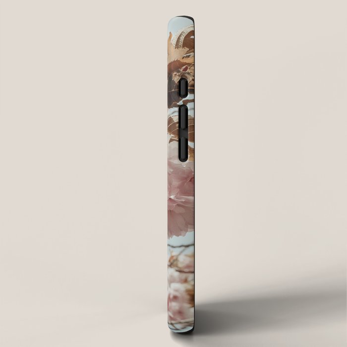 Pink Blossoms - pastel pink flowers cottage core floral grannycore iPhone Case Gallery Image 2