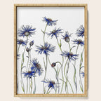 Blue Cornflowers, Illustration Serving Tray Gallery Image 1