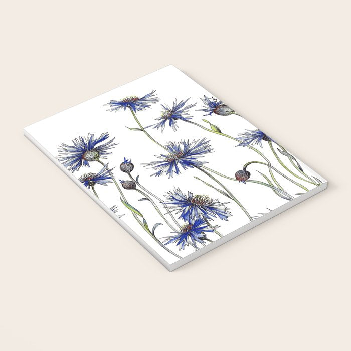Blue Cornflowers, Illustration Notebook Gallery Image 3