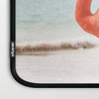 Pink Flamingos On Aruba Island Art Photo | Caribbean Beach Wall Print | Tropical Travel Photography Laptop Sleeve Gallery Image 3