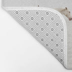 White Camargue Horses - Minimalist Nature Photography Bath Mat Gallery Image 2