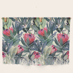 Painted Protea Pattern Wall Hanging Gallery Image 1