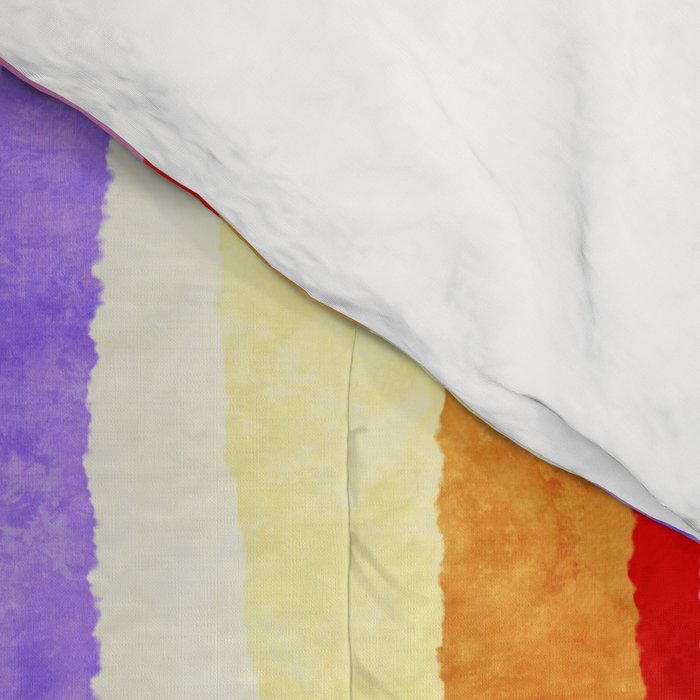 Colorful tye&die stripes Comforter Gallery Image 4