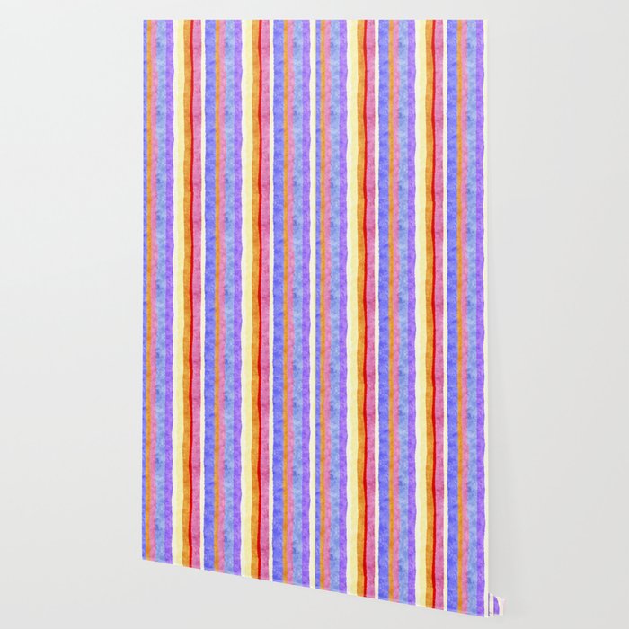 Colorful tye&die stripes Wallpaper Gallery Image 2
