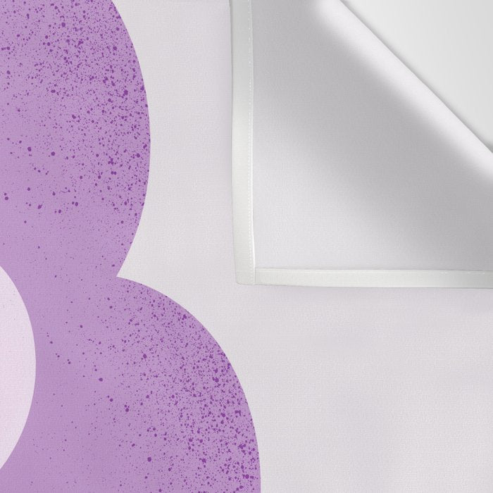 Giant violet flower Wall Tapestry Gallery Image 3