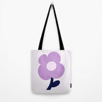 Giant violet flower Tote Bag Gallery Image 2