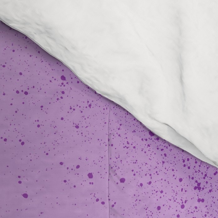 Giant violet flower Comforter Gallery Image 4