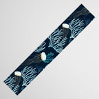 Jellyfish and Coral-Navy Table Runner Gallery Image 3