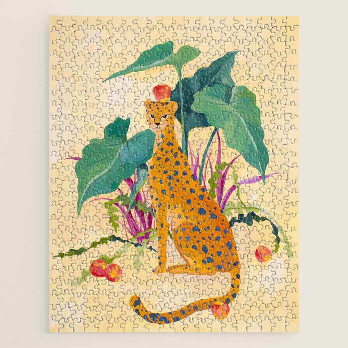 Cheetah and Apples Jigsaw Puzzle Gallery Image 1