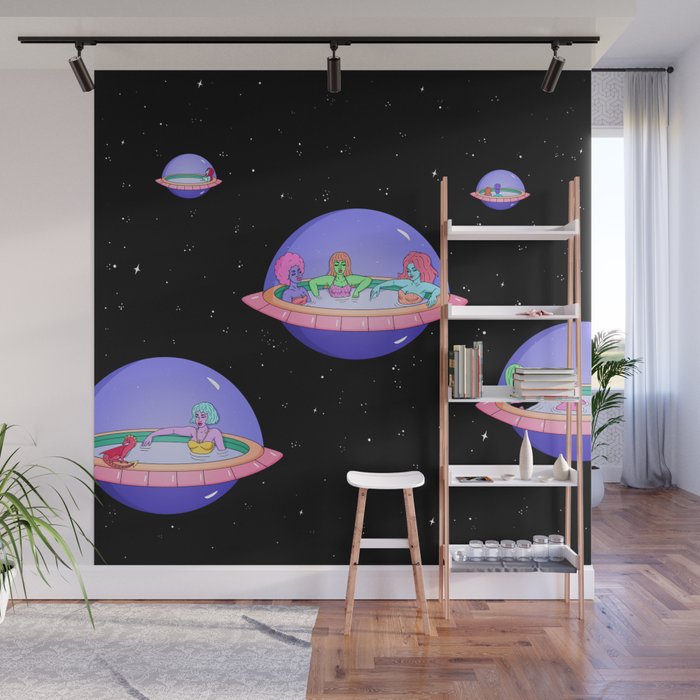 Space Pods Wall Mural Gallery Image 1