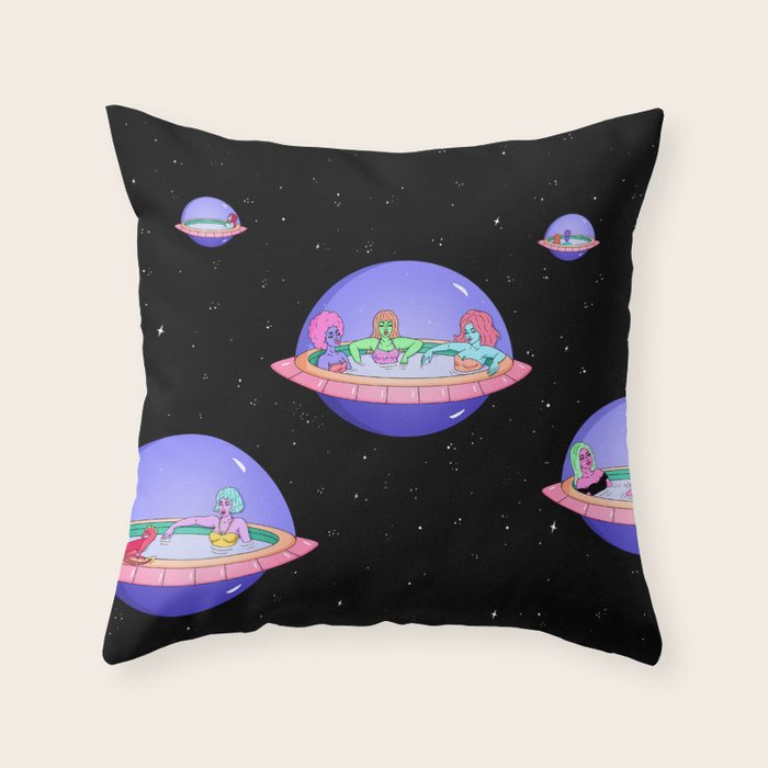 Space Pods Throw Pillow Gallery Image 6