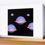 Space Pods Wall Mural Gallery Image 2