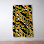 Diagonal Lei with more pakalana to add more green to the design Window Curtain Gallery Image 3