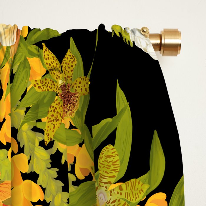 Diagonal Lei with more pakalana to add more green to the design Window Curtain Gallery Image 2