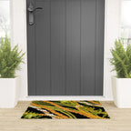 Diagonal Lei with more pakalana to add more green to the design Welcome Mat Gallery Image 3