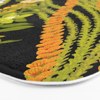Diagonal Lei with more pakalana to add more green to the design Bath Mat Gallery Image 3