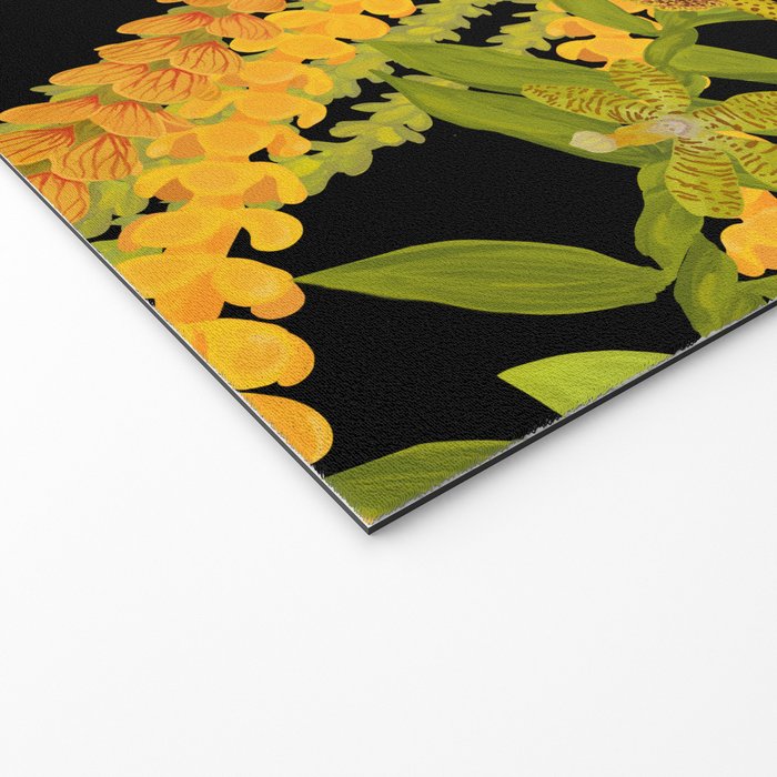 Diagonal Lei with more pakalana to add more green to the design Welcome Mat Gallery Image 2