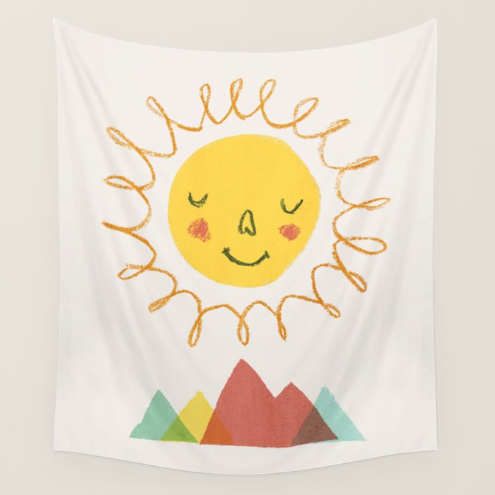 Sunny - Let's go outside Wall Tapestry Gallery Image 4