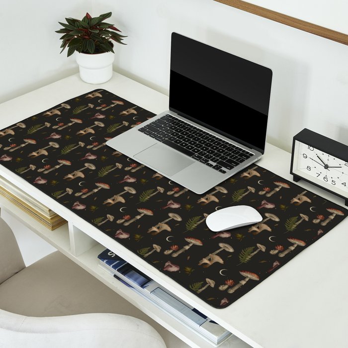 Autumn Mushrooms Desk Mat Gallery Image 2