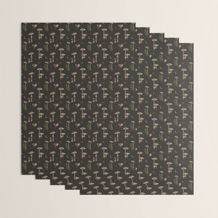 Autumn Mushrooms Wrapping Paper Gallery Image 3