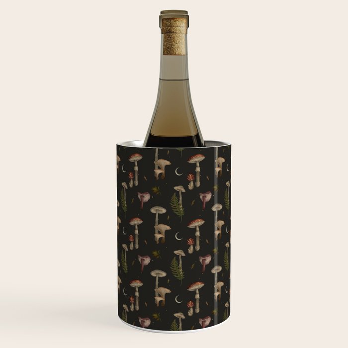Autumn Mushrooms Wine Chiller Gallery Image 2