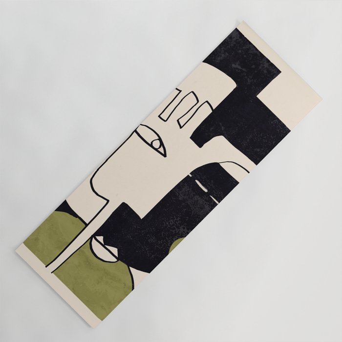 Abstract Face 55/2 Yoga Mat Gallery Image 1
