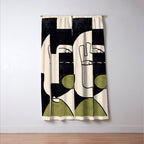 Abstract Face 55/2 Window Curtain Gallery Image 3