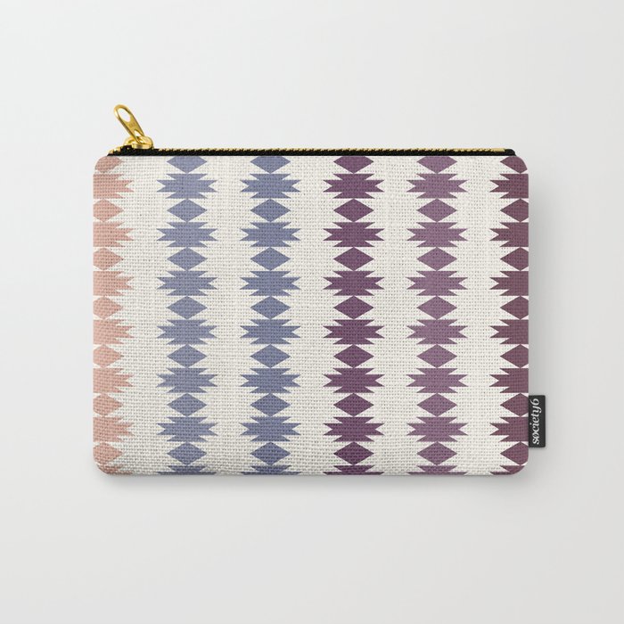 Geometric Southwestern Pattern XIII Carry All Pouch Gallery Image 1