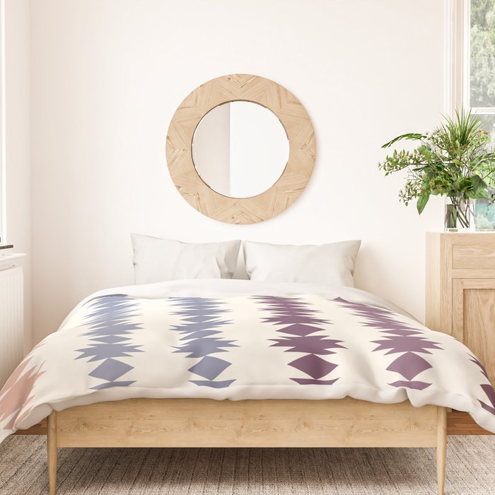 Geometric Southwestern Pattern XIII Duvet Cover Gallery Image 3
