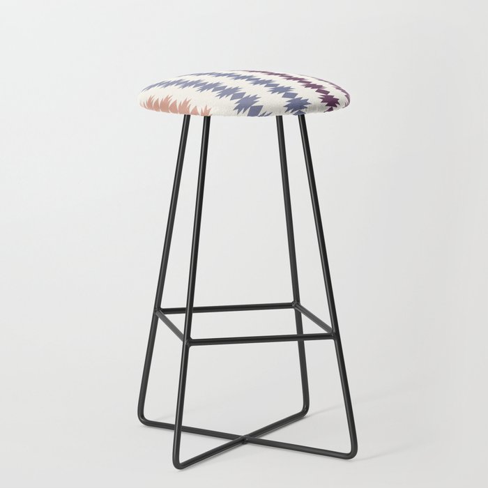 Geometric Southwestern Pattern XIII Stool Gallery Image 1