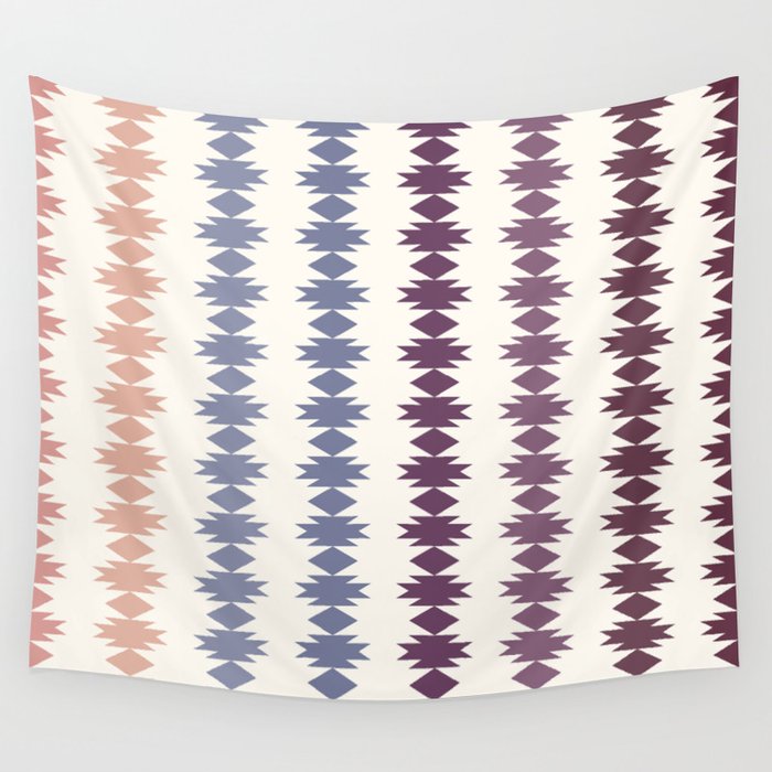 Geometric Southwestern Pattern XIII Wall Tapestry Gallery Image 4