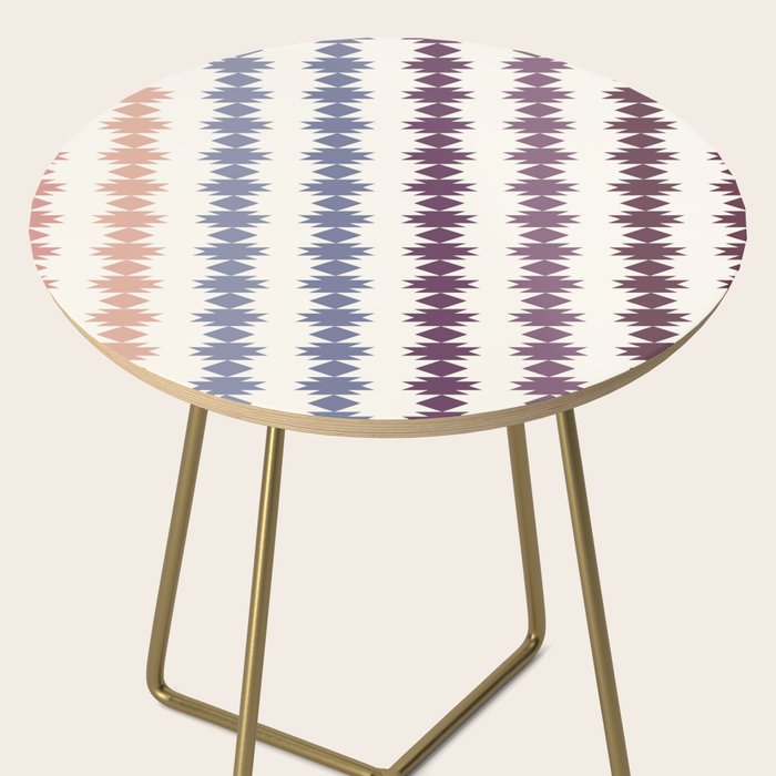 Geometric Southwestern Pattern XIII Side Table Gallery Image 2