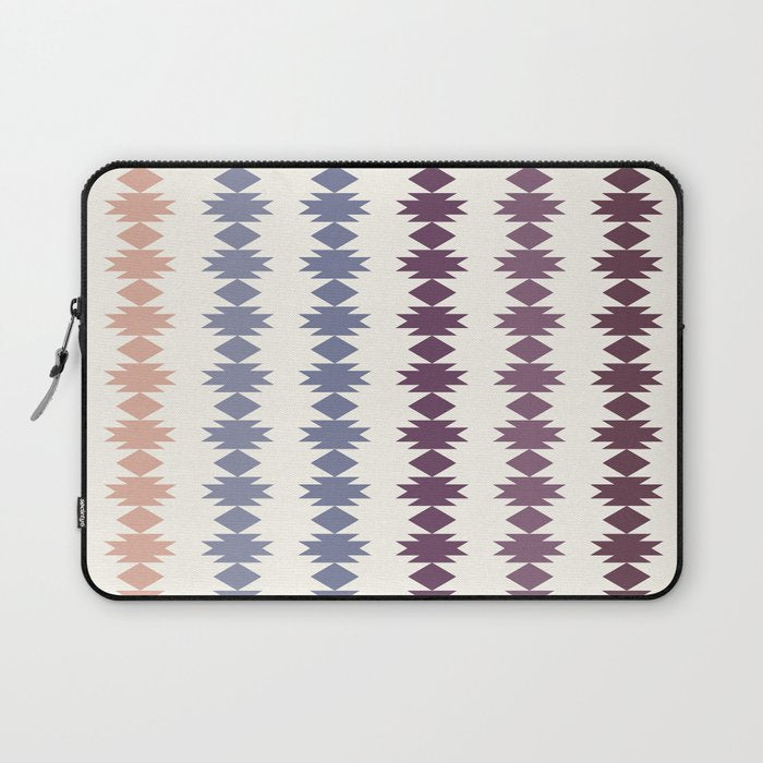 Geometric Southwestern Pattern XIII Laptop Sleeve Gallery Image 1