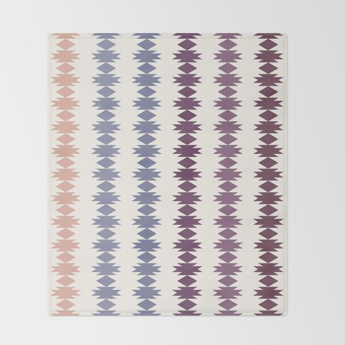 Geometric Southwestern Pattern XIII Throw Blanket Gallery Image 2